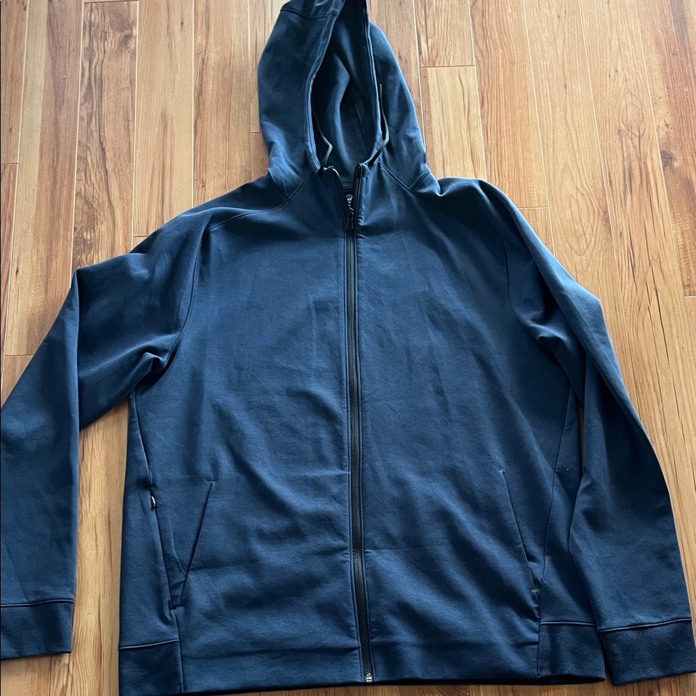 Old Navy Men's Dark Blue Zip-Up Sweater